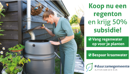Meer groen regenton