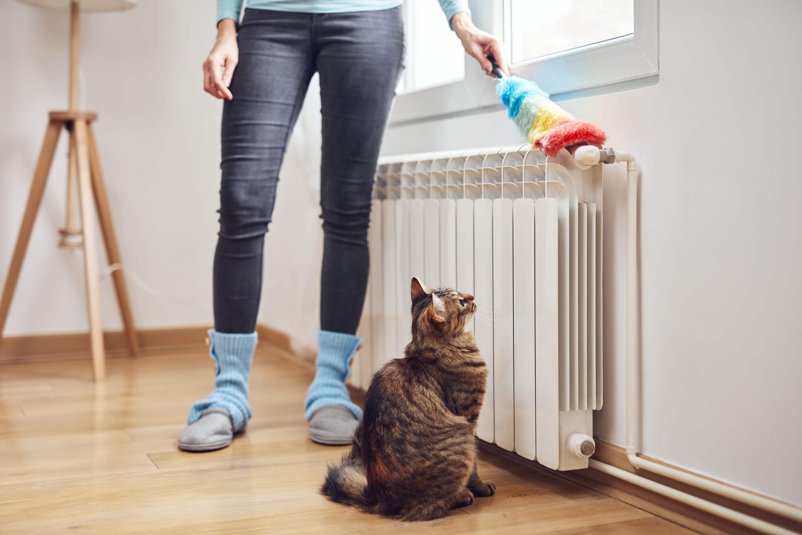 Radiators vrijhouden
