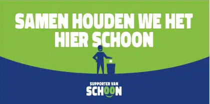 Supporter van schoon