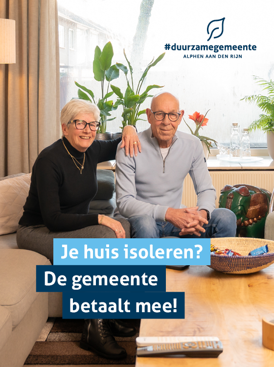 Campagnebeeld isolatiesubsidie familie Neddermeijer