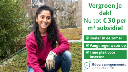 Meer Groen voor koelte met groen dak