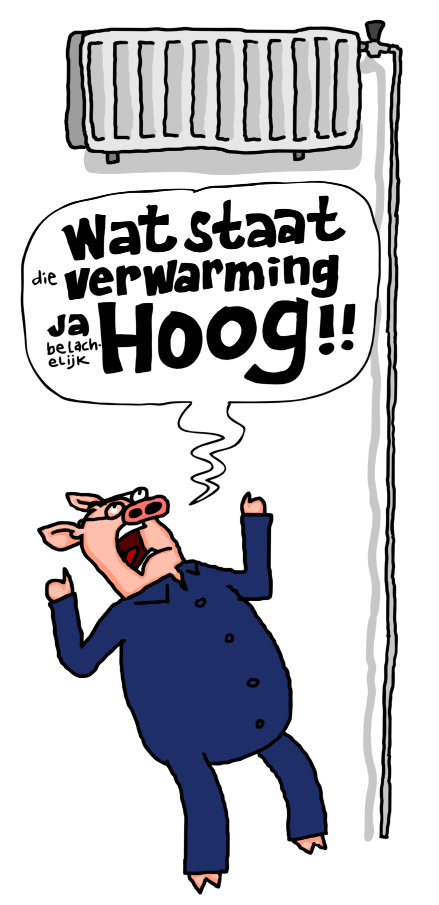 Junior Energiecoach Wat staat die verwarming hoog